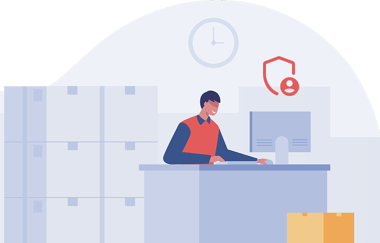 配送に必要な個人情報の管理