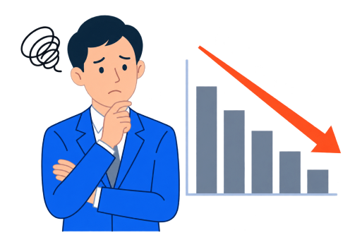 アンケートの回収率が低い